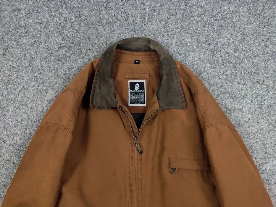 Baracuta Vintage 90's Baracuta Brown canvas pocket Work Jacket Size US XL / EU 56 / 4 - 3 Thumbnail