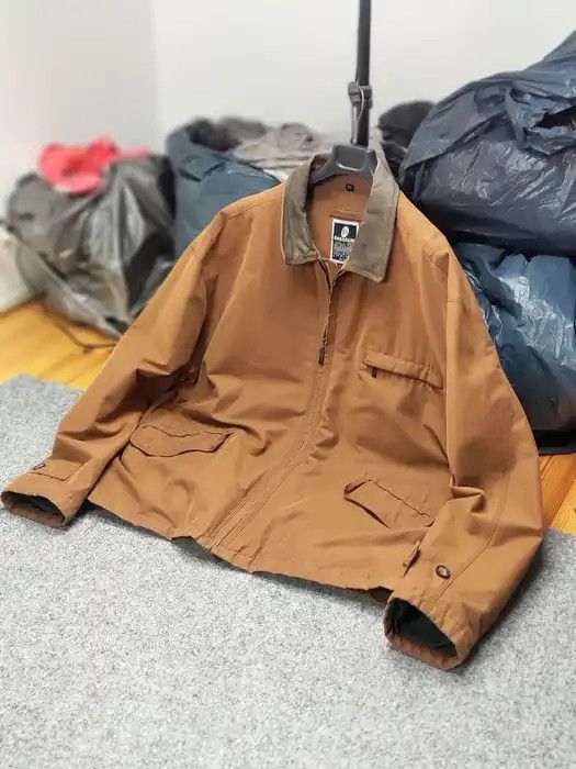 Baracuta Vintage 90's Baracuta Brown canvas pocket Work Jacket Size US XL / EU 56 / 4 - 10 Thumbnail