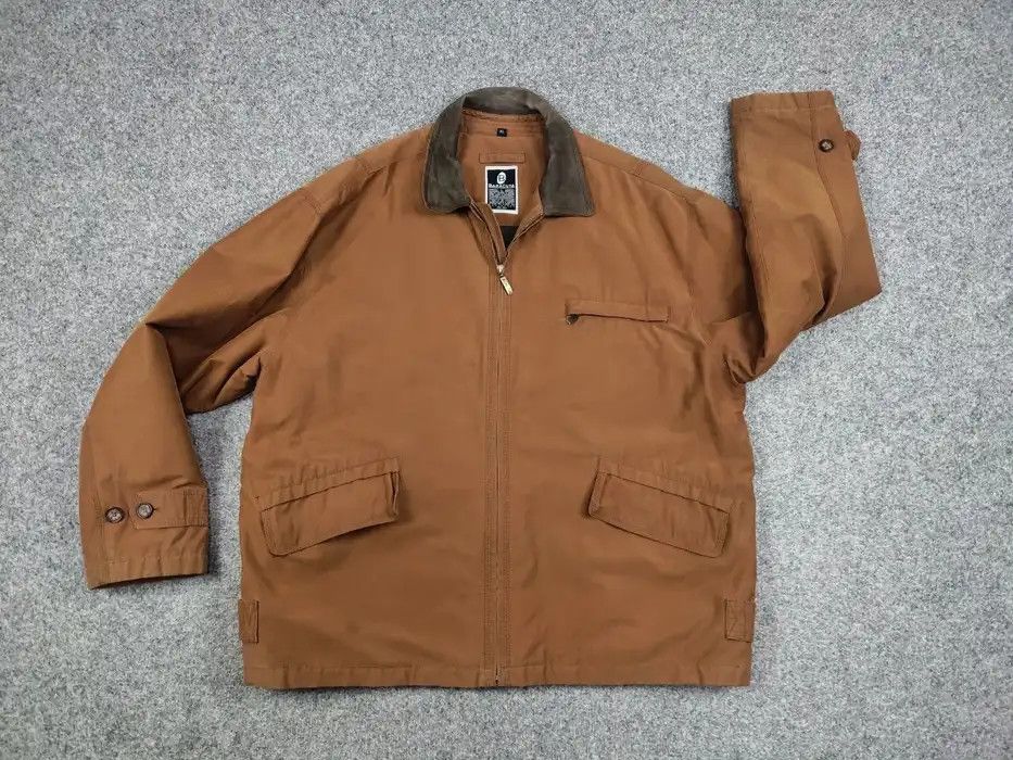 Baracuta Vintage 90's Baracuta Brown canvas pocket Work Jacket Size US XL / EU 56 / 4 - 5 Thumbnail