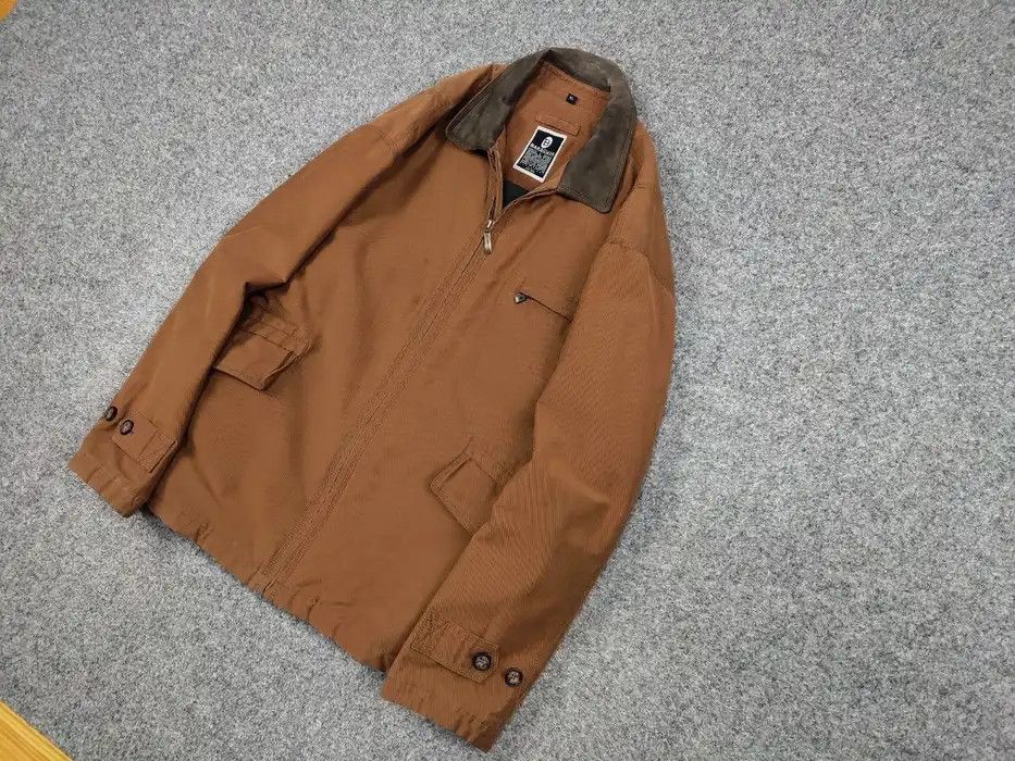 Baracuta Vintage 90's Baracuta Brown canvas pocket Work Jacket Size US XL / EU 56 / 4 - 2 Thumbnail