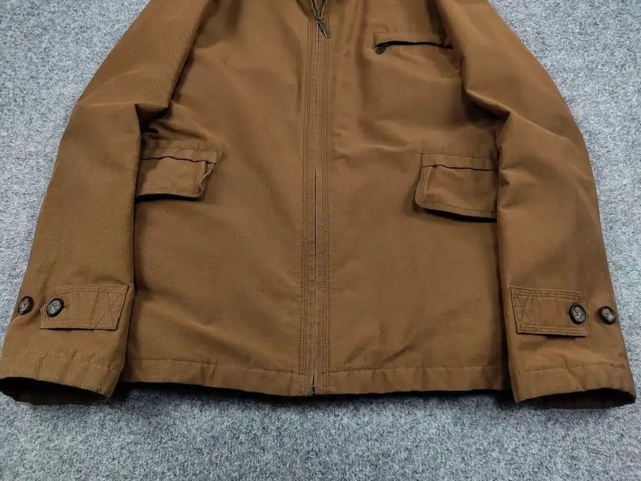 Baracuta Vintage 90's Baracuta Brown canvas pocket Work Jacket Size US XL / EU 56 / 4 - 4 Thumbnail