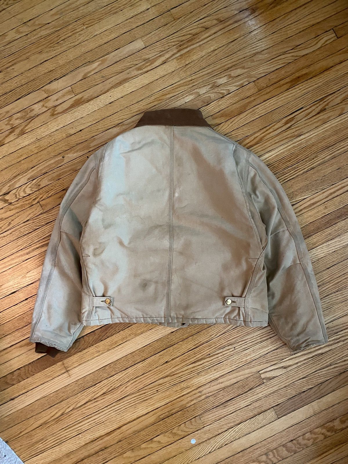 Carhartt Carhartt Vintage Detroit Jacket (Tan) Size US L / EU 52-54 / 3 - 5 Thumbnail