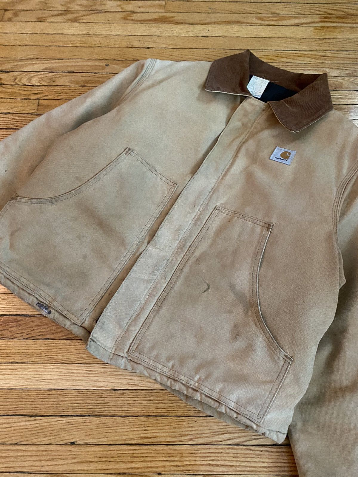 Carhartt Carhartt Vintage Detroit Jacket (Tan) Size US L / EU 52-54 / 3 - 4 Thumbnail