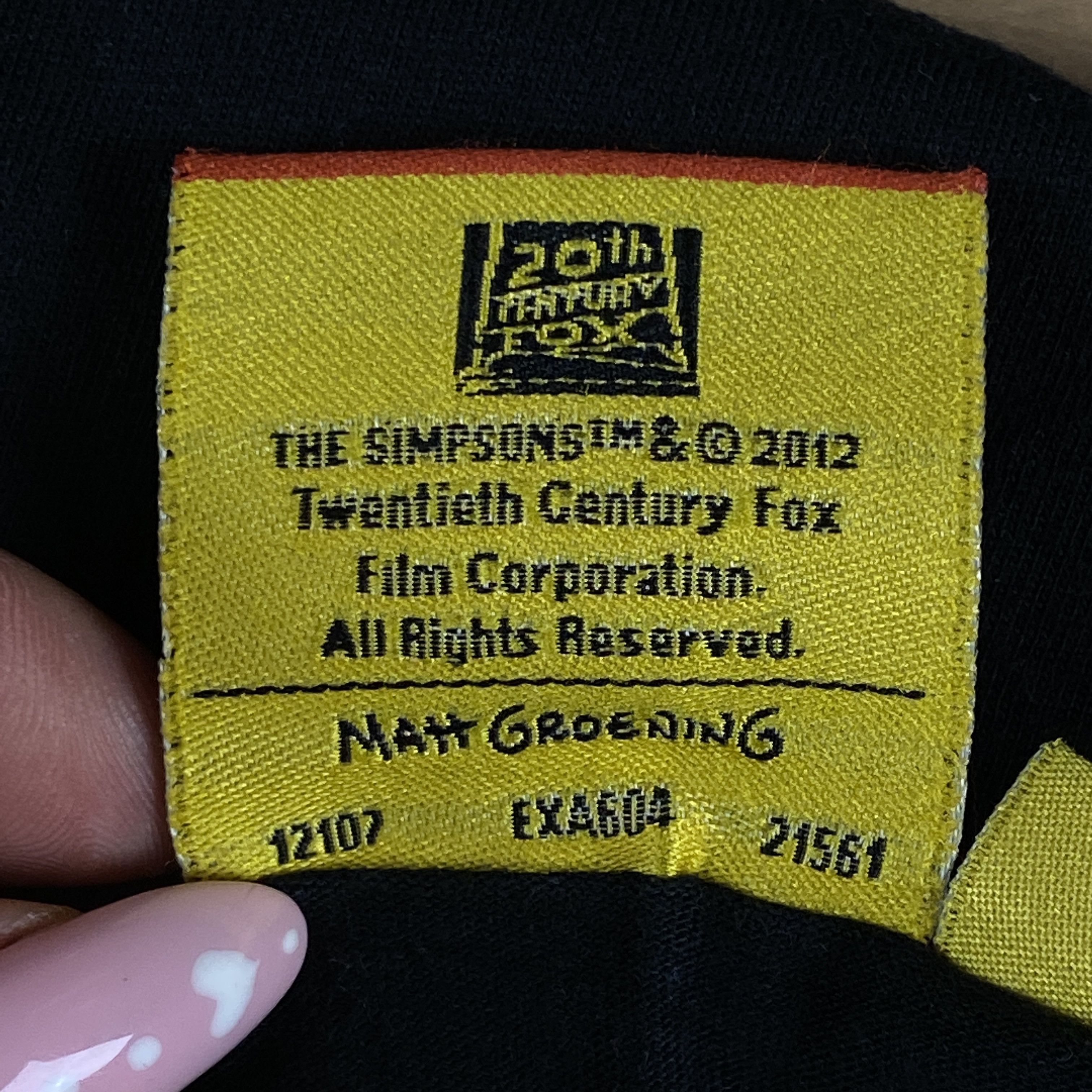 The Simpsons × Vintage Mens Vintage T Shirt The Simpsons Homer Size S Beer Size US S / EU 44-46 / 1 - 7 Thumbnail