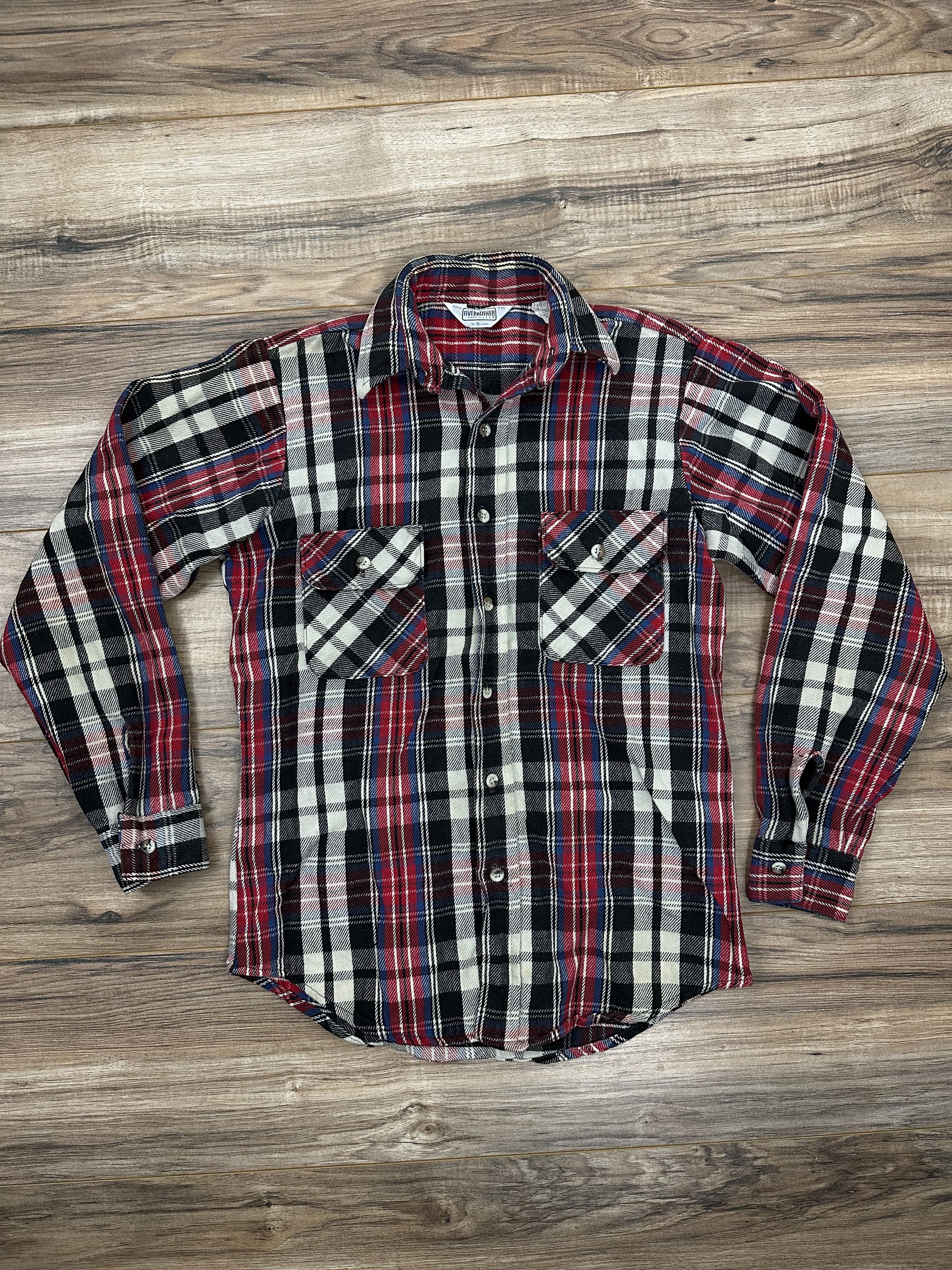 Union Made Heavyweight Flannel Grunge 80s