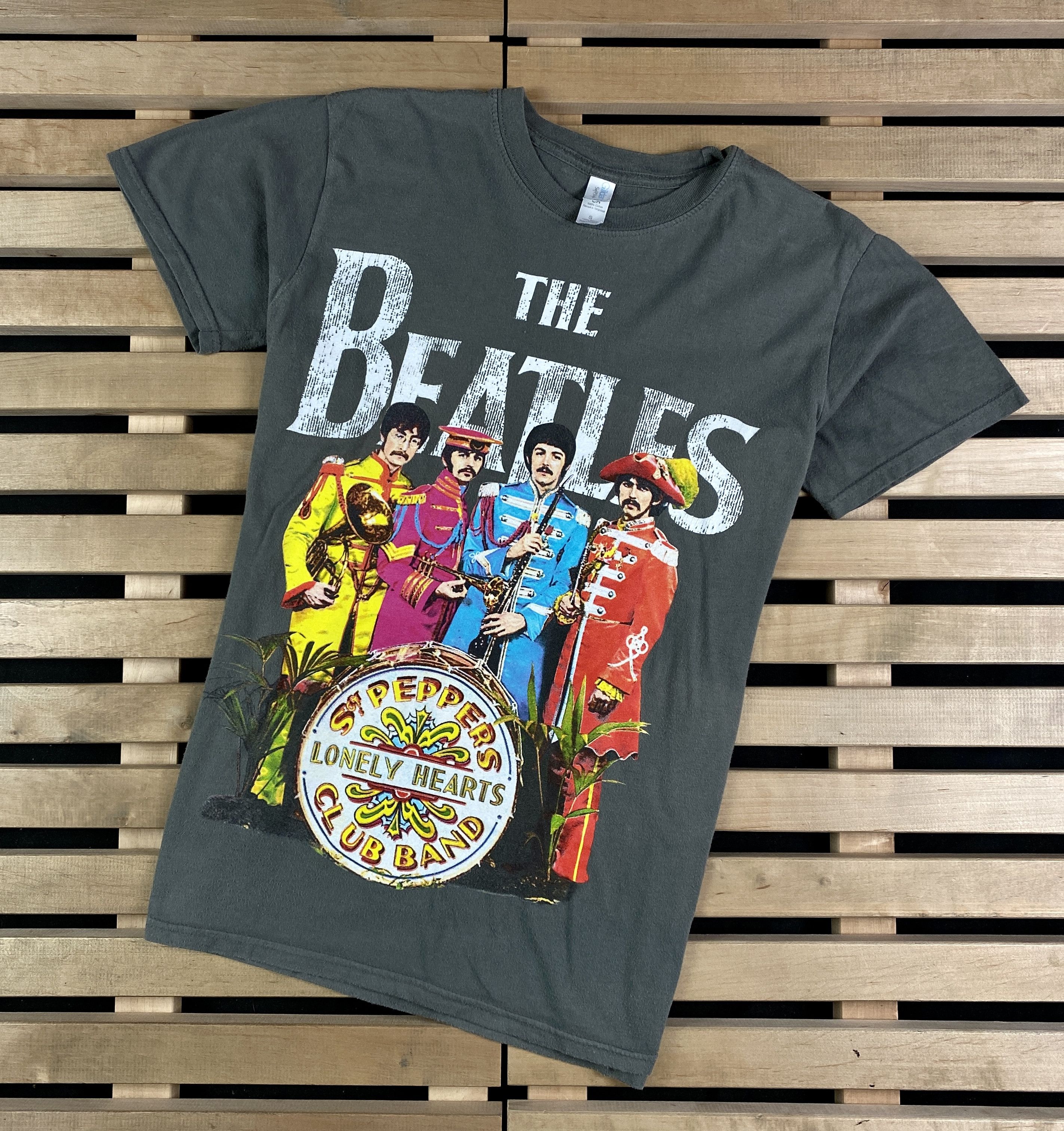 Band Tees × Vintage Mens VIntage T Shirt The Beatles Size S Size US S / EU 44-46 / 1 - 1 Thumbnail