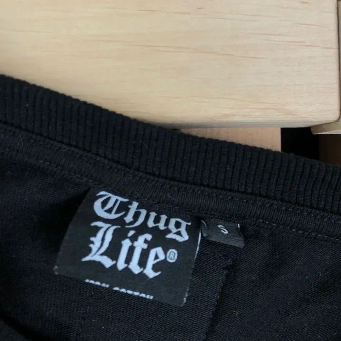 Band Tees × Vintage Mens Vintage T Shirt Thug Life Size S Size US S / EU 44-46 / 1 - 4 Thumbnail