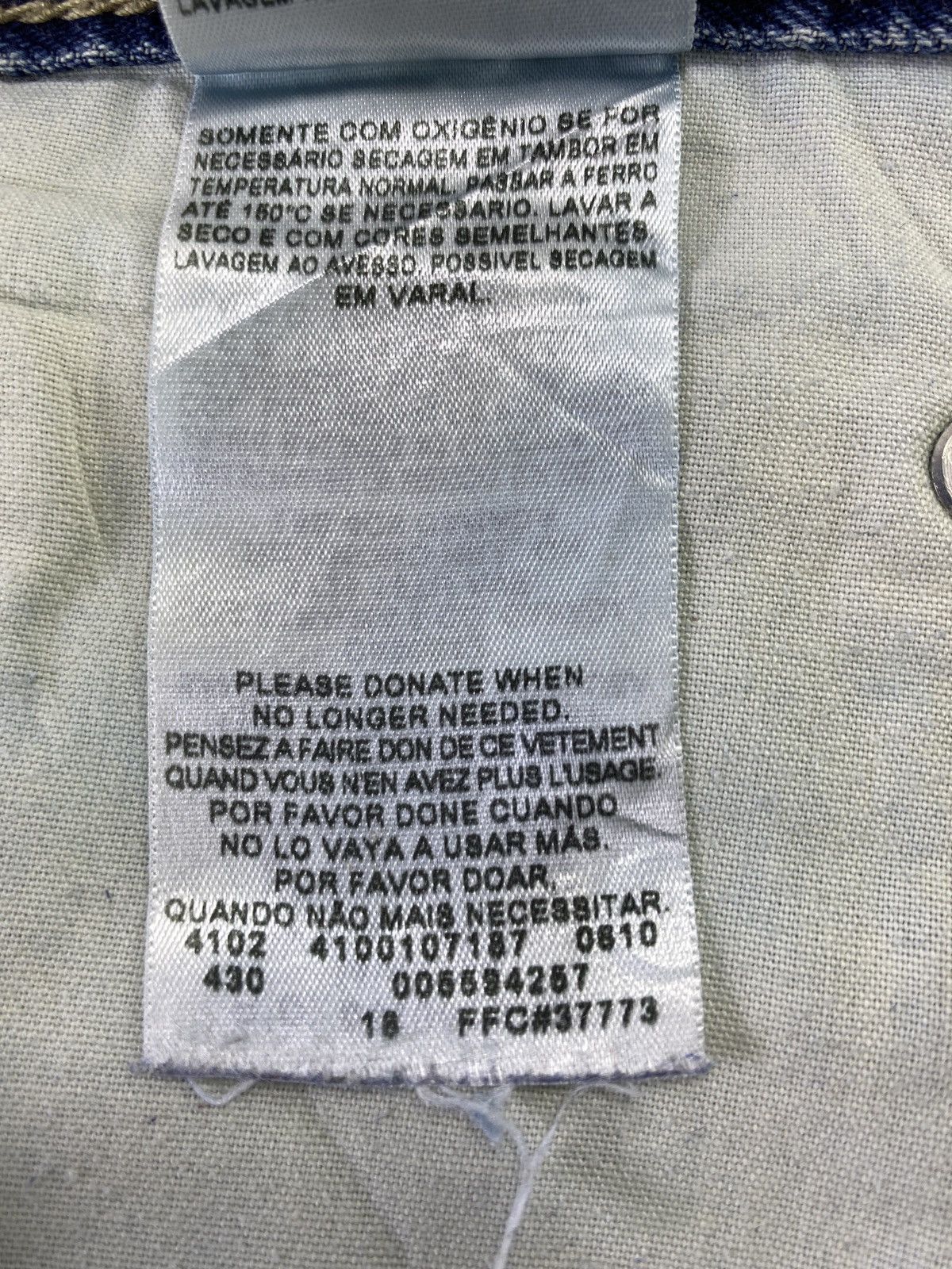 Jean VINTAGE LEVIS 559 DISTRESSED BLUE WASH JEANS -J535 Size US 36 / EU 52 - 8 Thumbnail