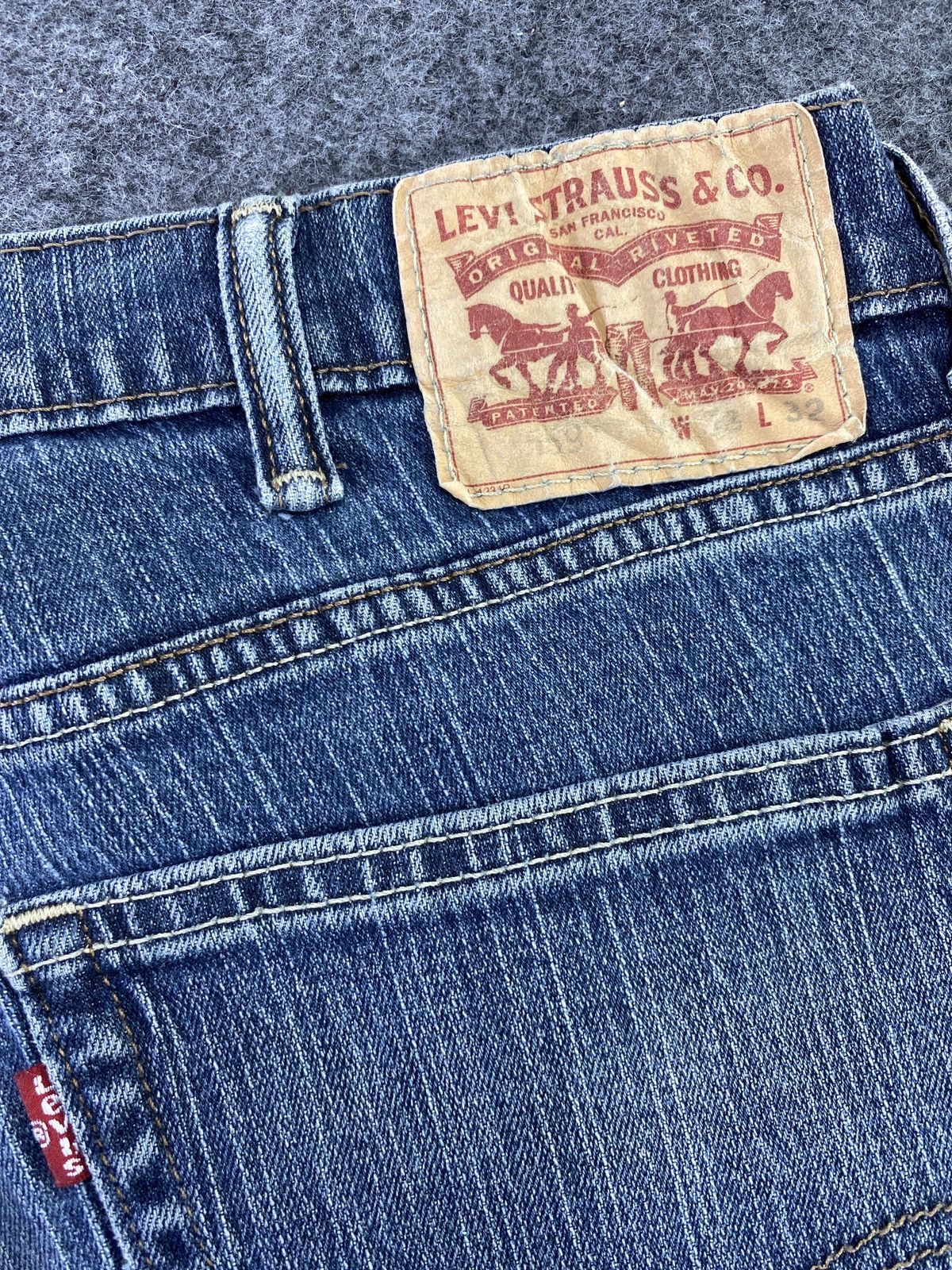 Jean VINTAGE LEVI'S 559 JEANS - J536 Size US 38 / EU 54 - 10 Thumbnail