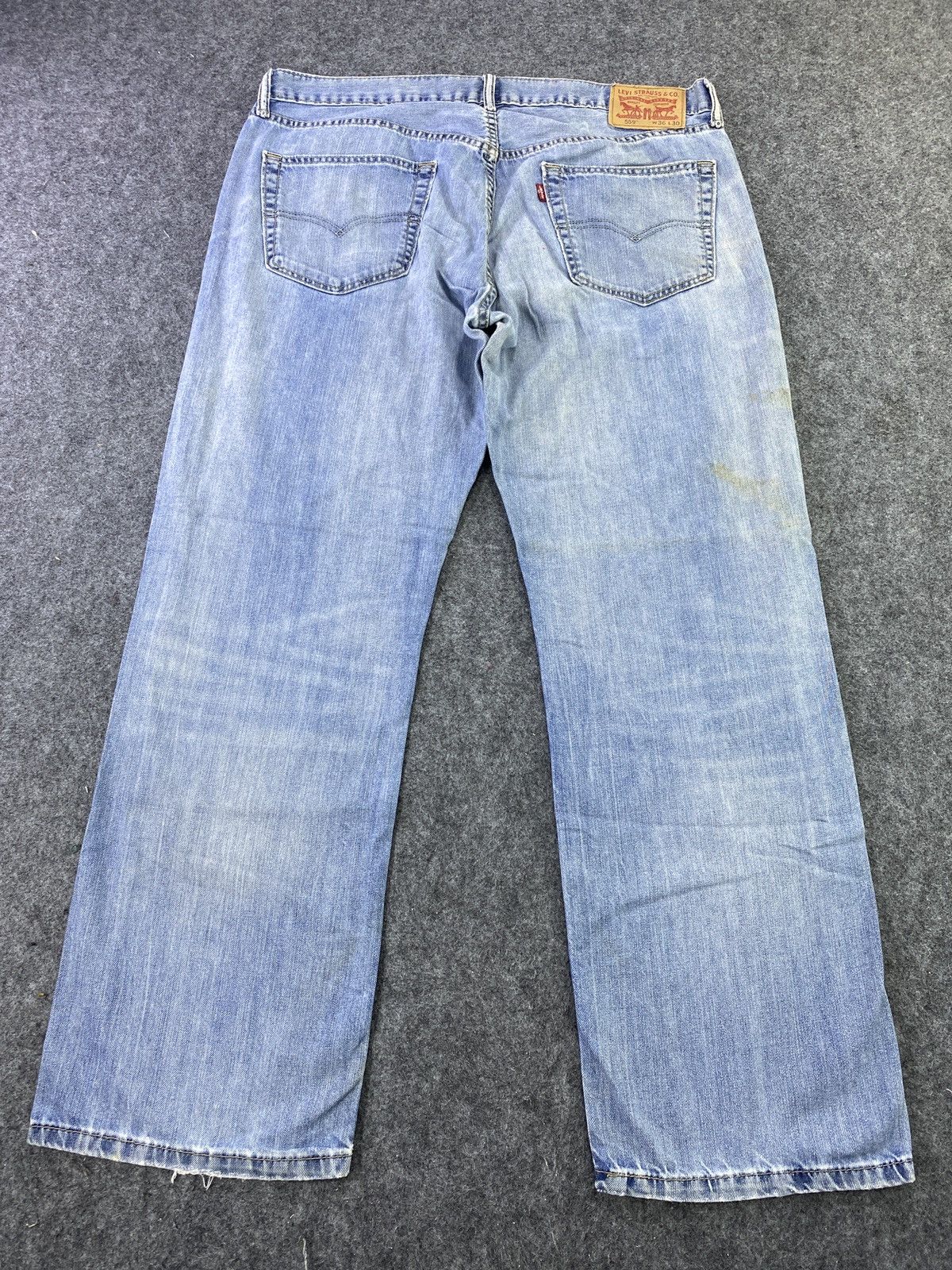 Jean × Levi's × Vintage Vintage Levis 559 Blue wash Jeans - J540 Size US 38 / EU 54 - 4 Thumbnail