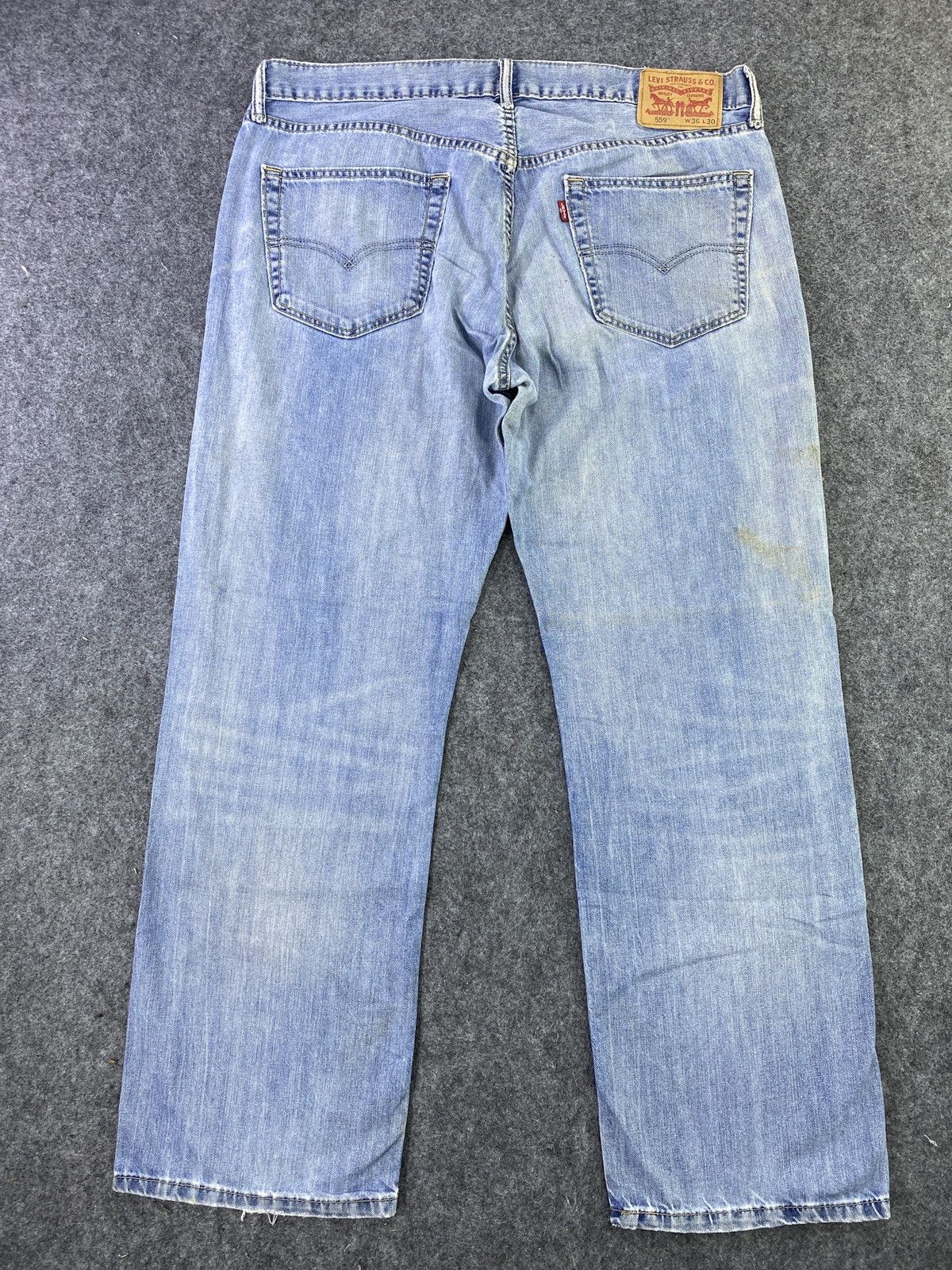 Jean × Levi's × Vintage Vintage Levis 559 Blue wash Jeans - J540 Size US 38 / EU 54 - 3 Thumbnail