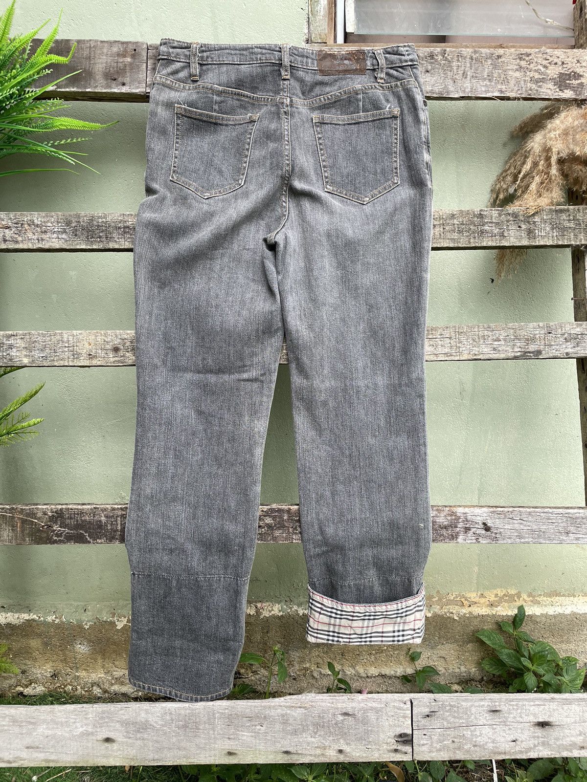 Burberry × Designer Vintage Burberrys Novacheck Denim Jeans Size US 31 - 9 Thumbnail