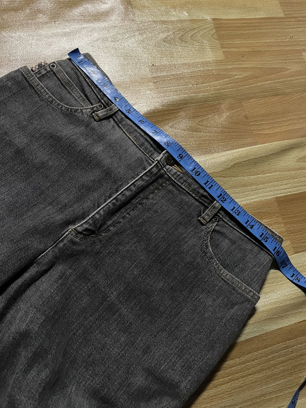 Burberry × Designer Vintage Burberrys Novacheck Denim Jeans Size US 31 - 17 Thumbnail