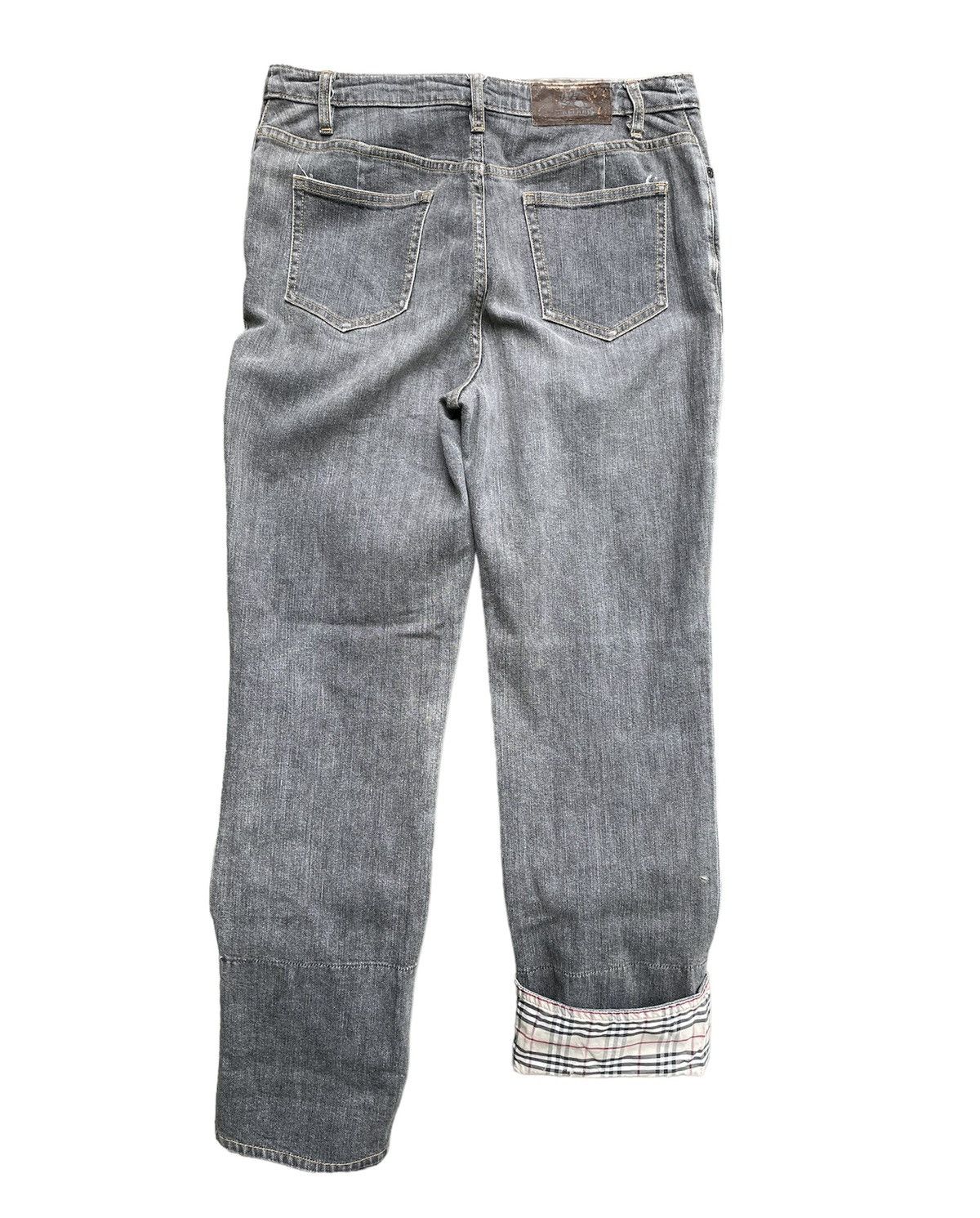 Burberry × Designer Vintage Burberrys Novacheck Denim Jeans Size US 31 - 2 Thumbnail