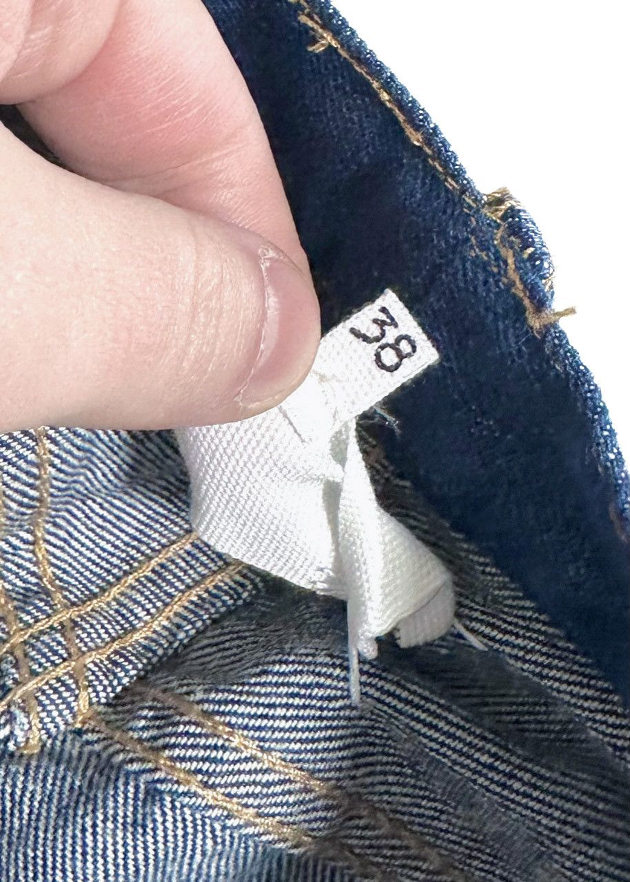 Maison Margiela Maison Martin Margiela Blue Unfinished Jeans Size 26" / US 2 / IT 38 - 10 Thumbnail
