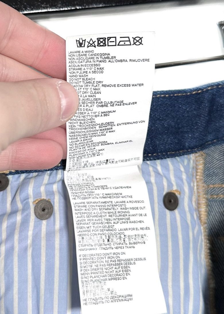 Maison Margiela Maison Martin Margiela Blue Unfinished Jeans Size 26" / US 2 / IT 38 - 8 Thumbnail