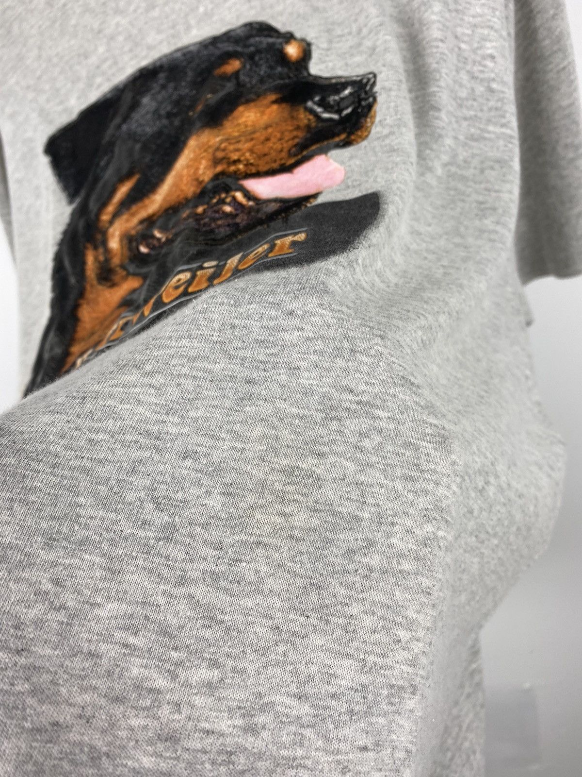 Vintage Vintage 90s Y2K Rottweiler Dog T Shirt Tee Bulldog Hype Size US XL / EU 56 / 4 - 5 Thumbnail