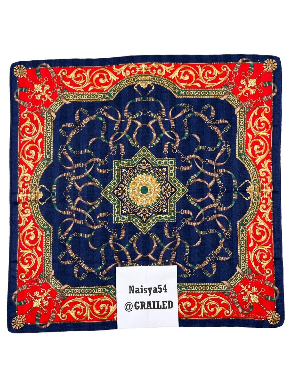 Roberta di Camerino Roberta Di Camerino Handkerchief Bandana Pocketsquare Size ONE SIZE - 6 Thumbnail