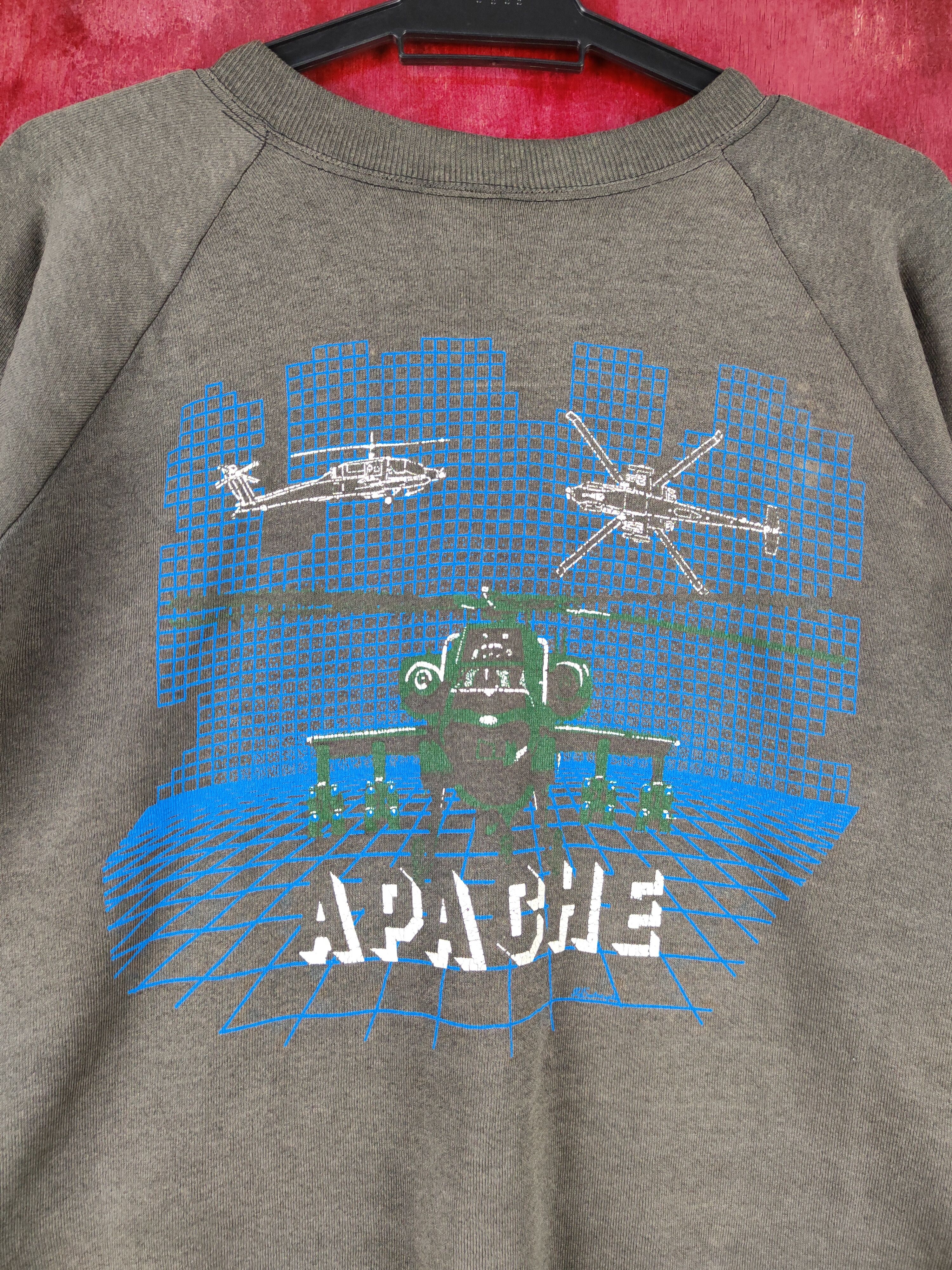 Vintage DL McDonnell Douglas Apache airforce vtg Sweatshirt #4814 Size US XL / EU 56 / 4 - 9 Thumbnail