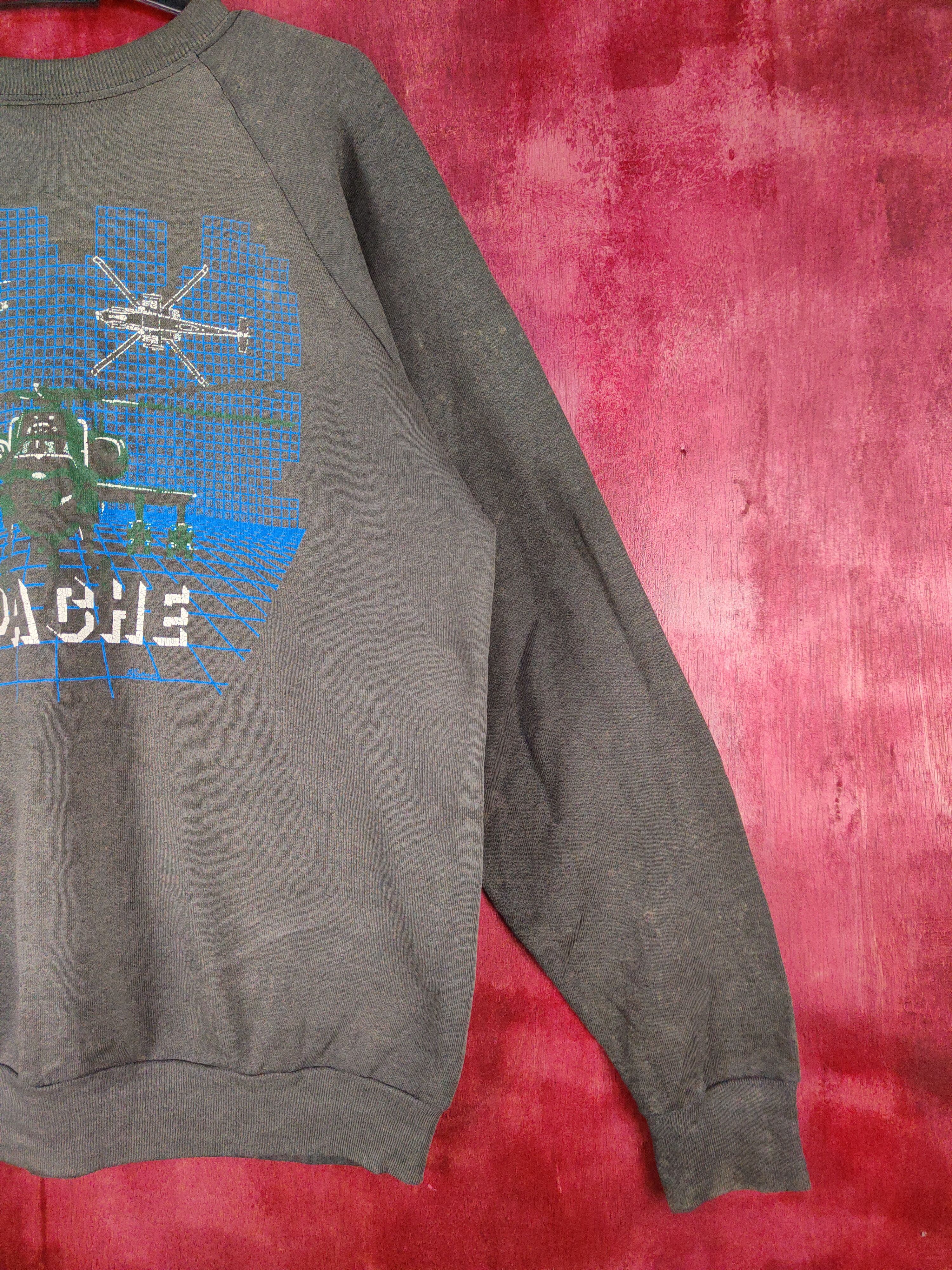 Vintage DL McDonnell Douglas Apache airforce vtg Sweatshirt #4814 Size US XL / EU 56 / 4 - 11 Thumbnail
