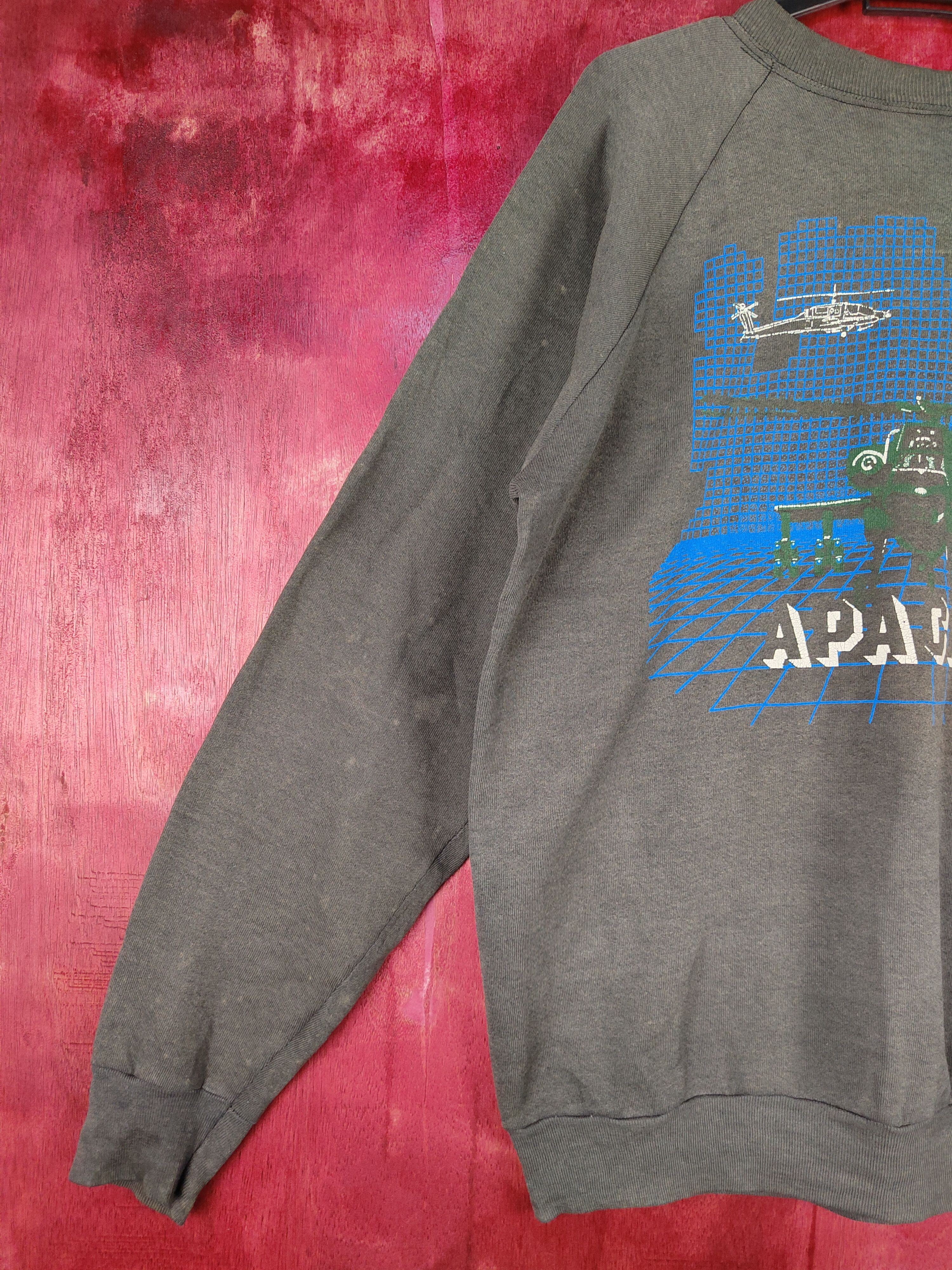 Vintage DL McDonnell Douglas Apache airforce vtg Sweatshirt #4814 Size US XL / EU 56 / 4 - 10 Thumbnail