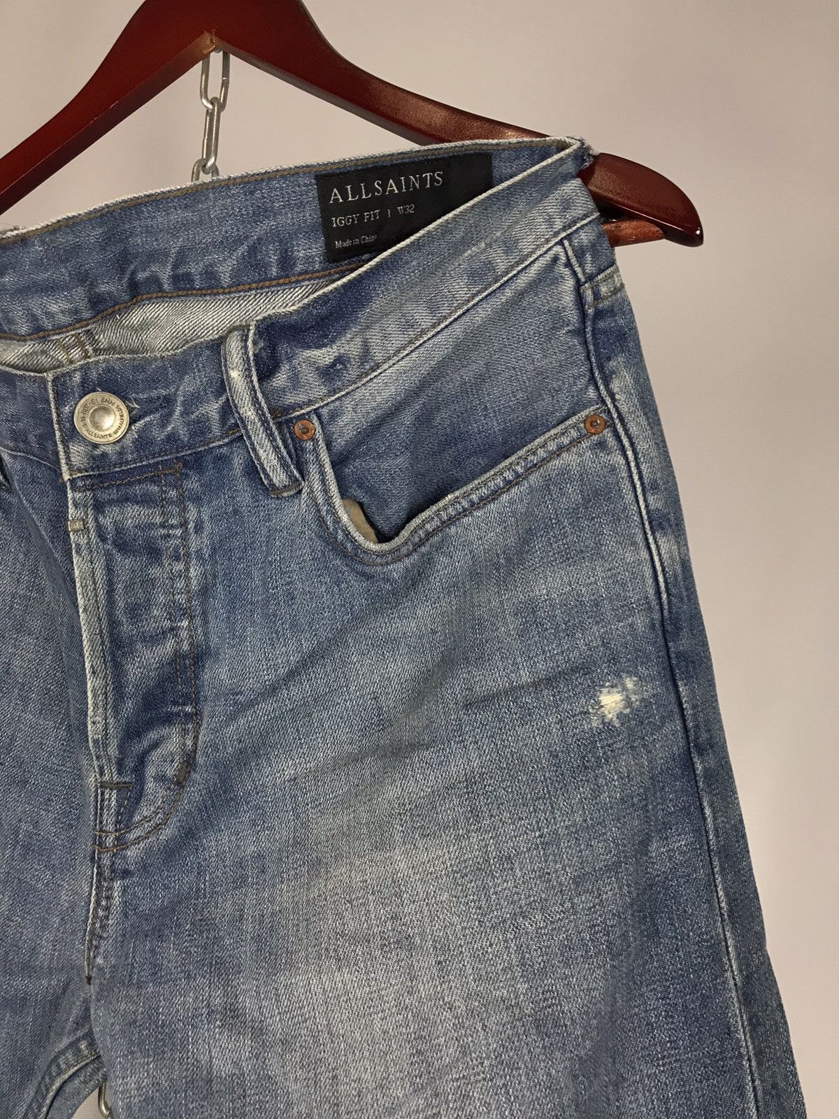 Allsaints Allsaints luxury streetwear denim jeans Size US 32 / EU 48 - 2 Thumbnail