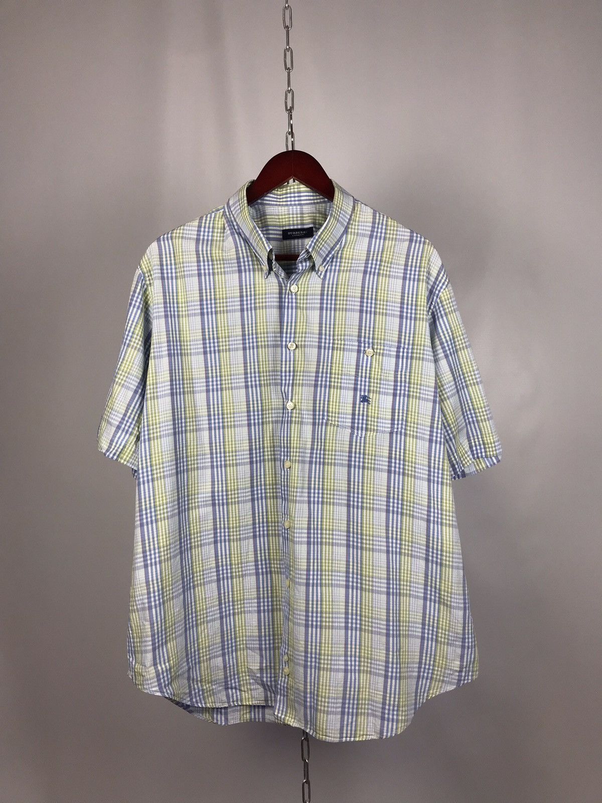 Burberry Burberry vintage luxury shirt square Size US XL / EU 56 / 4 - 1 Thumbnail