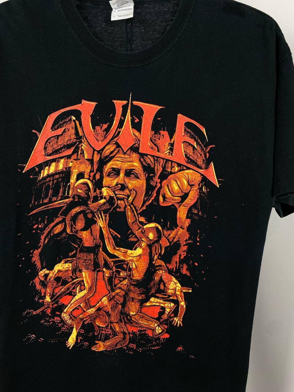 Band Tees Evile vintage T-shirts big logo band tee size L Size US L / EU 52-54 / 3 - 3 Thumbnail