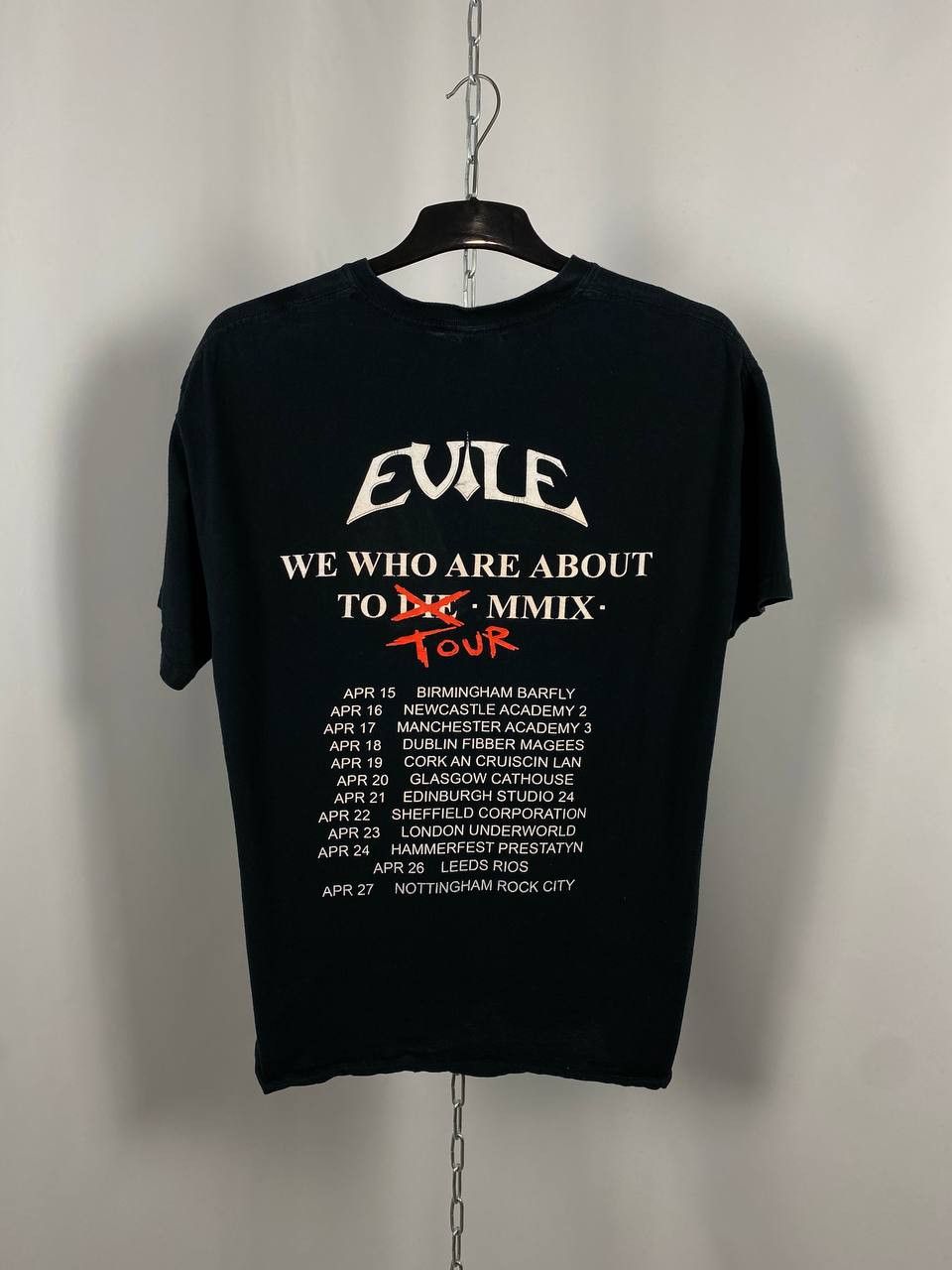 Band Tees Evile vintage T-shirts big logo band tee size L Size US L / EU 52-54 / 3 - 6 Thumbnail