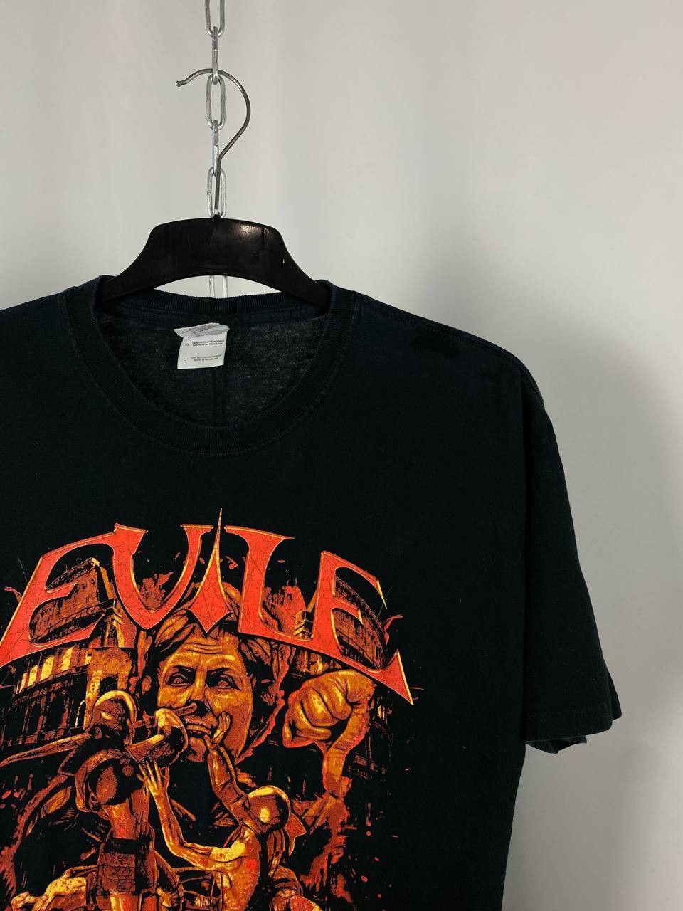 Band Tees Evile vintage T-shirts big logo band tee size L Size US L / EU 52-54 / 3 - 2 Thumbnail