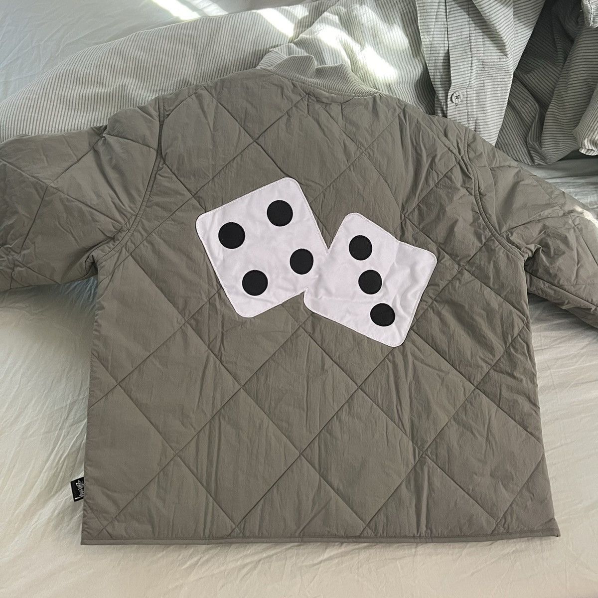 Dice Quilted Liner Jacket Stussy | Grailed