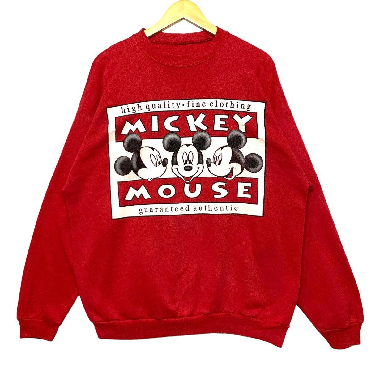 Vintage Disney Mickey Mouse Big Print Sweatshirt