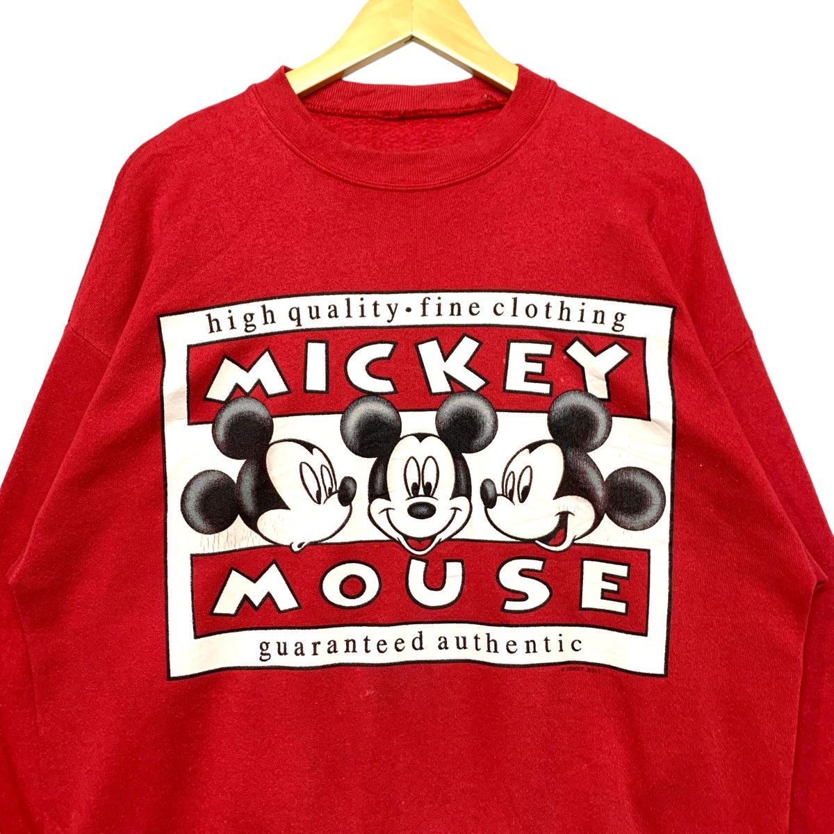 Vintage Disney Mickey Mouse Big Print Sweatshirt