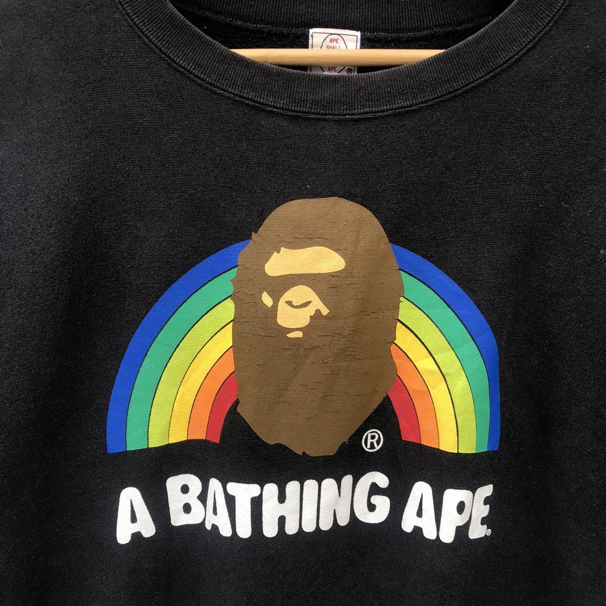 Bape Rare!!Bape Big Head Multi Color Rainbow Exclusive Sweatshirt Size US M / EU 48-50 / 2 - 3 Thumbnail