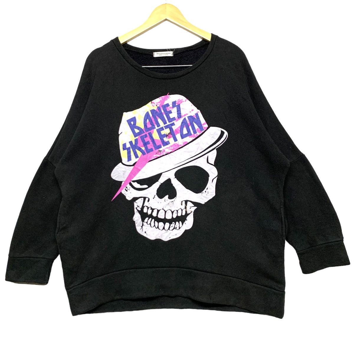 Vintage Wonderwoman Bones Skeleton Crewneck Sweatshirt