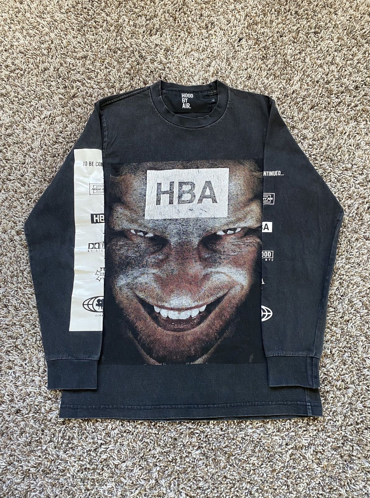 Hood By Air HOOD BY AIR APHEX TWIN LOGO SHIRT | Grailed