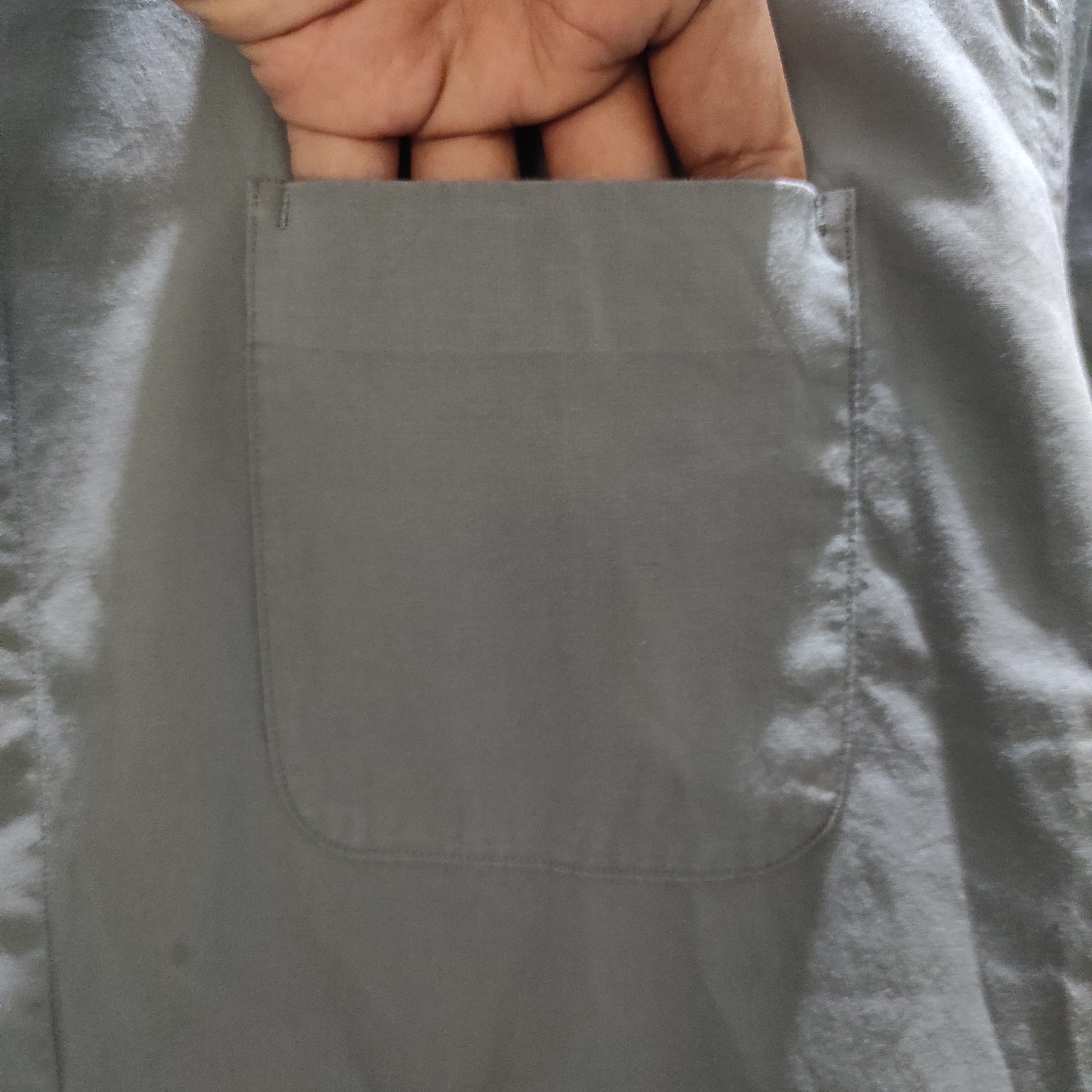 Undercover × Uniqlo Grey Button-Up Shirt Size US L / EU 52-54 / 3 - 4 Thumbnail