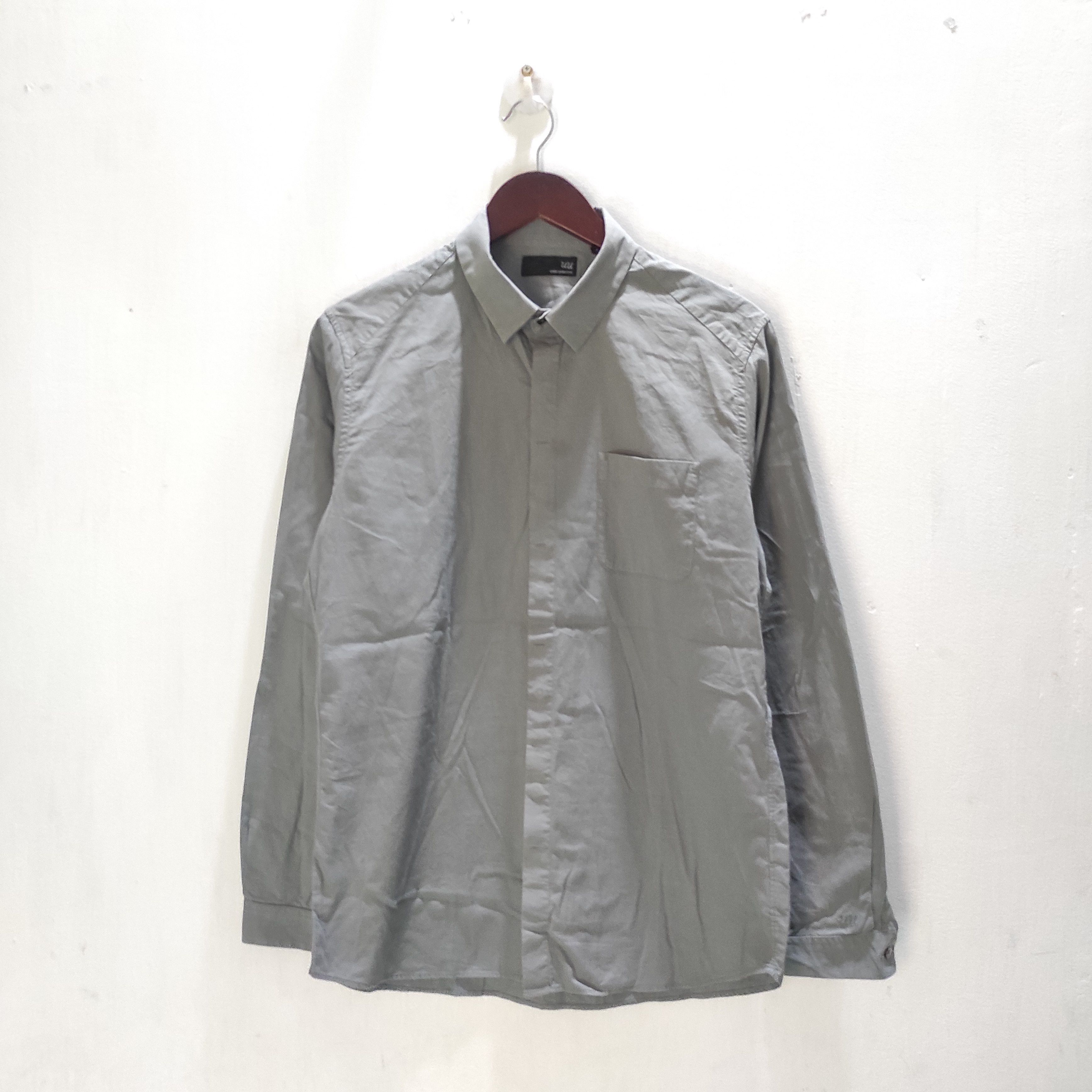 Undercover × Uniqlo Grey Button-Up Shirt Size US L / EU 52-54 / 3 - 2 Thumbnail