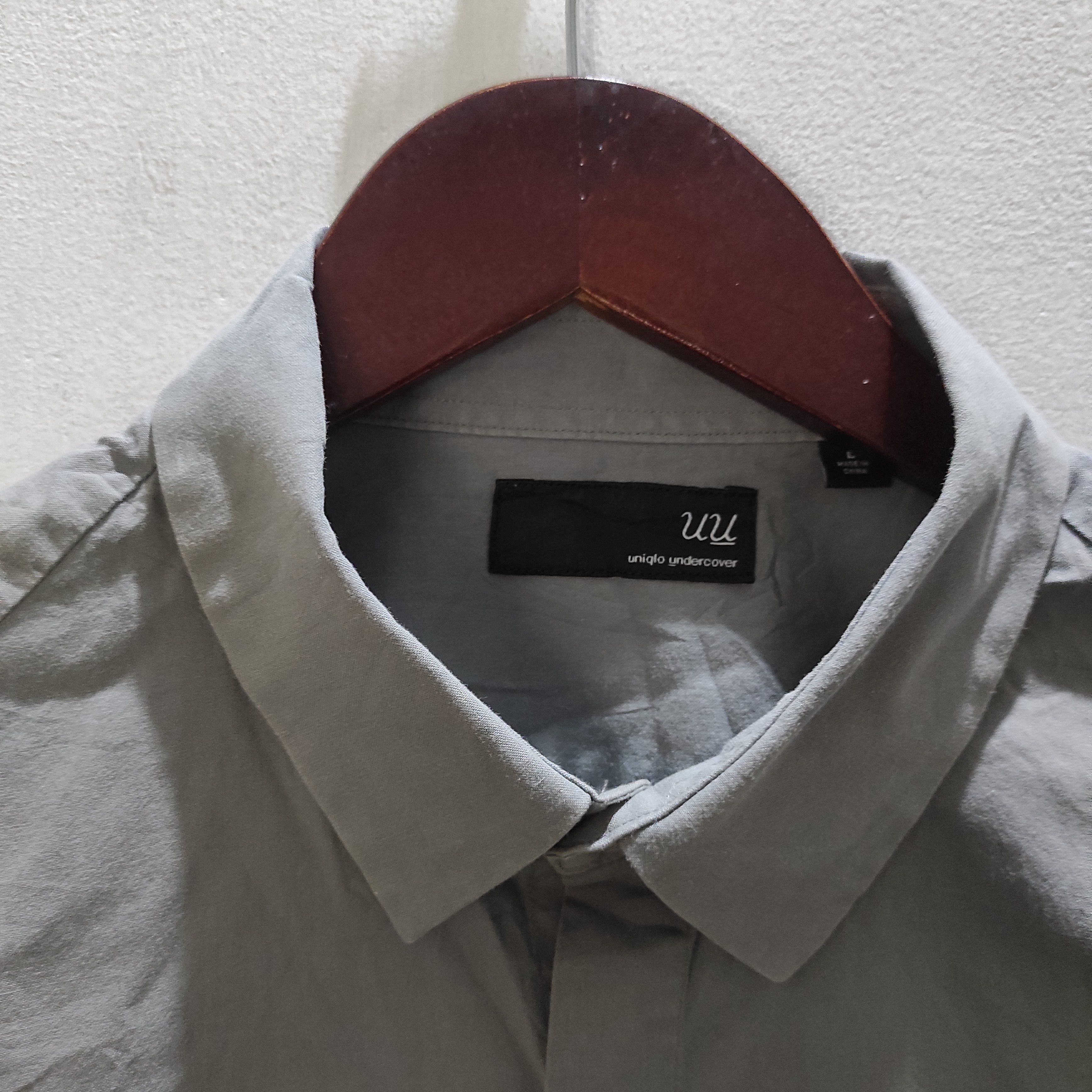 Undercover × Uniqlo Grey Button-Up Shirt Size US L / EU 52-54 / 3 - 5 Thumbnail