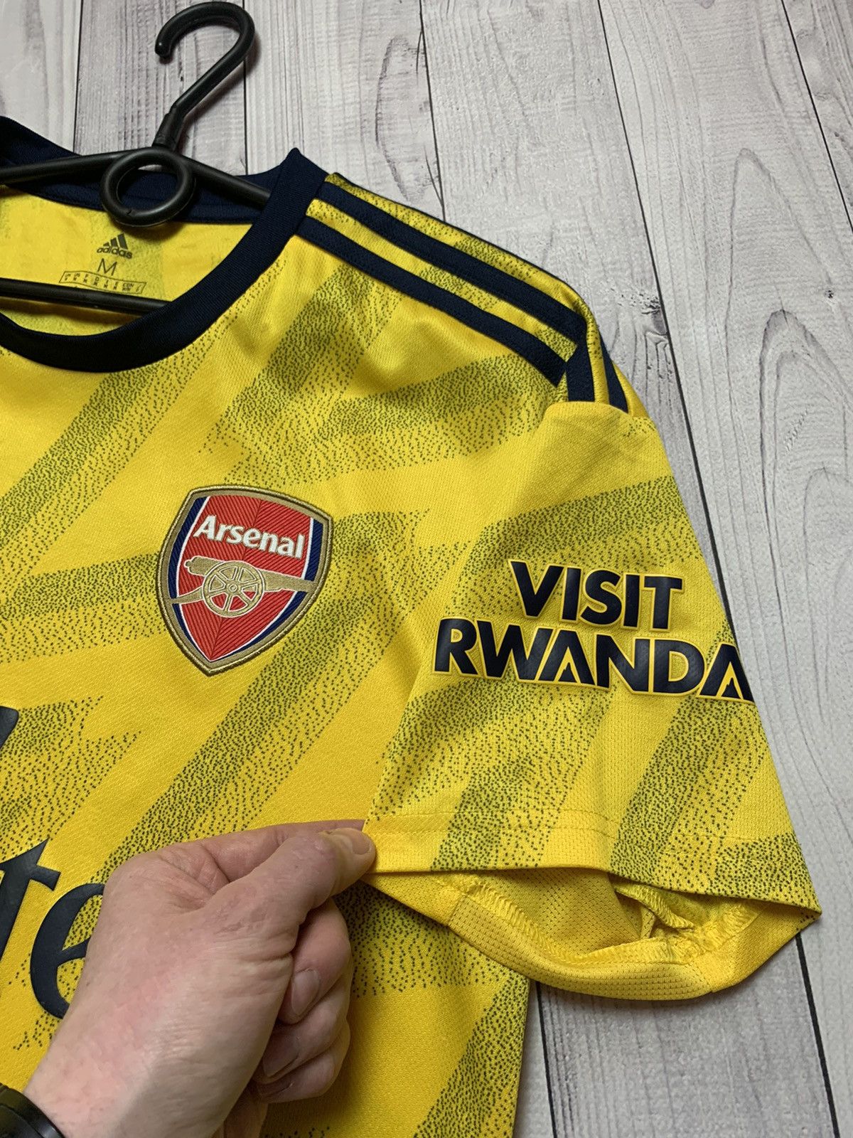 Adidas × Vintage Arsenal soccer jersey Adidas banana away yellow size M Size US M / EU 48-50 / 2 - 4 Thumbnail