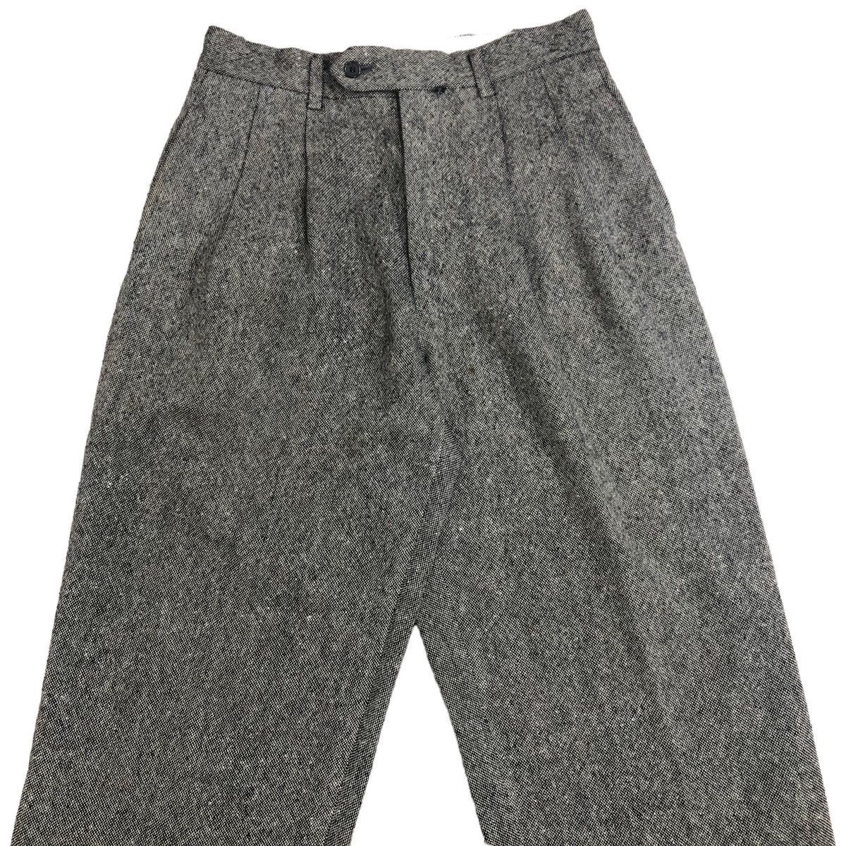 Tokio Kumagai Vintage 80s Tokio Kumagaï Homme Wool Trousers Made In Japan Size US 29 - 2 Thumbnail