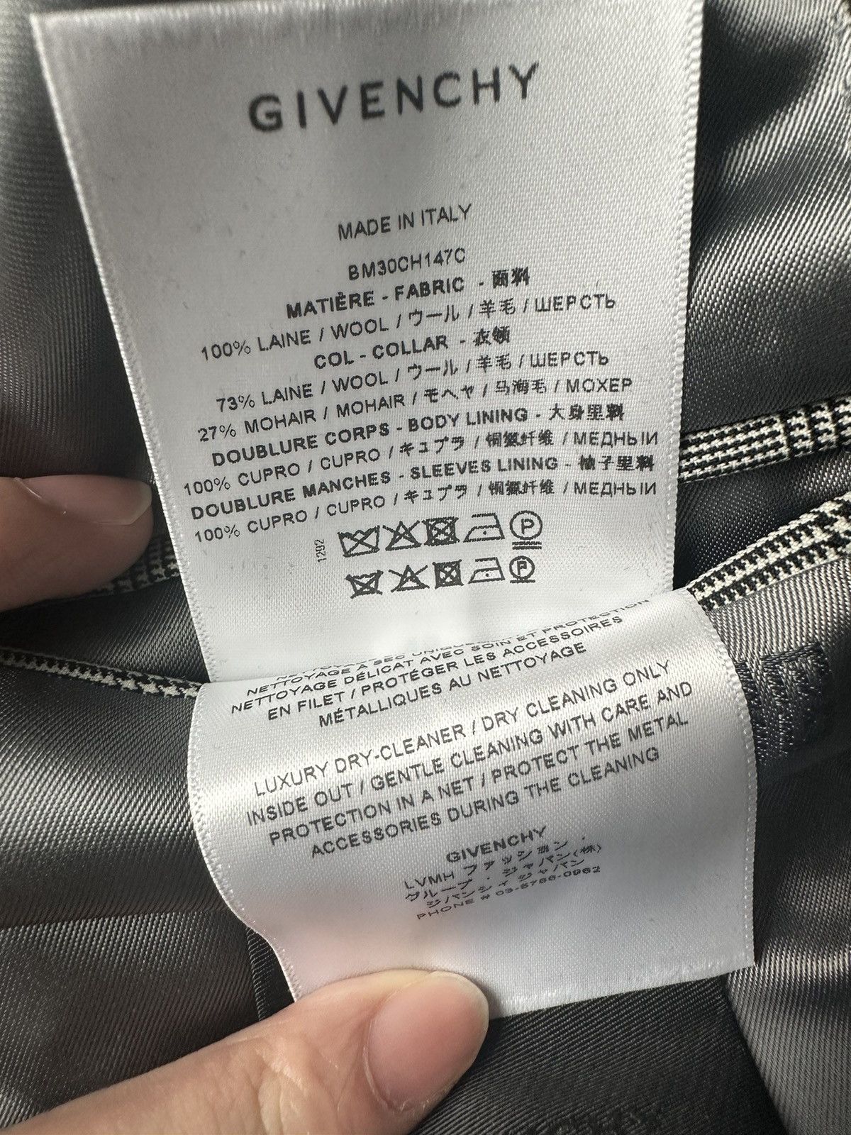Givenchy × MMW Givenchy Wool padlock blazer jacket Size 38R - 4 Thumbnail