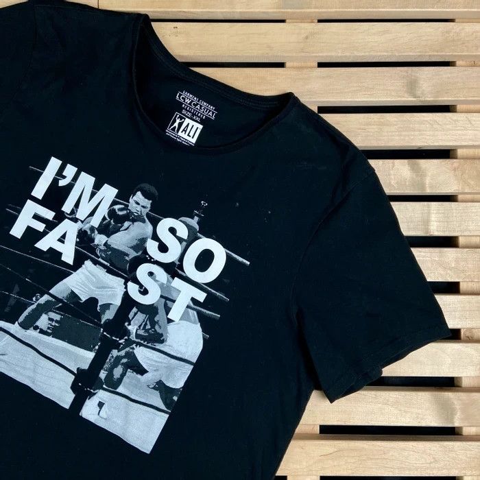 Vintage Mens Vintage T Shirt Muhammad Ali Size XXL 2XL Size US XXL / EU 58 / 5 - 2 Thumbnail