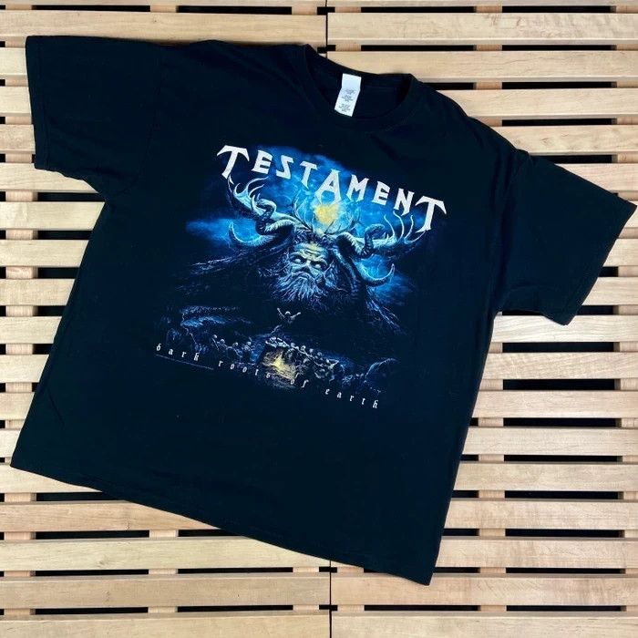 Band Tees × Vintage Mens Vintage T Shirt Testament 2012 Size XXL 2XL Size US XXL / EU 58 / 5 - 1 Thumbnail