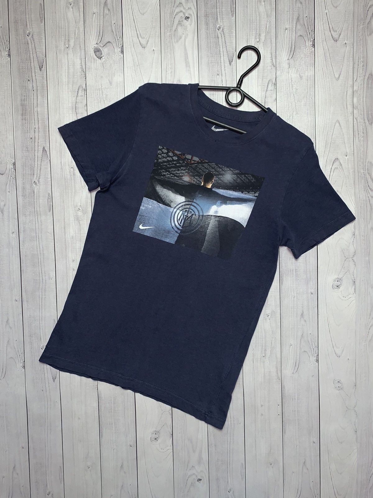 Nike × Vintage Vintage Inter Milan Nike soccer tee size M Size US M / EU 48-50 / 2 - 1 Thumbnail