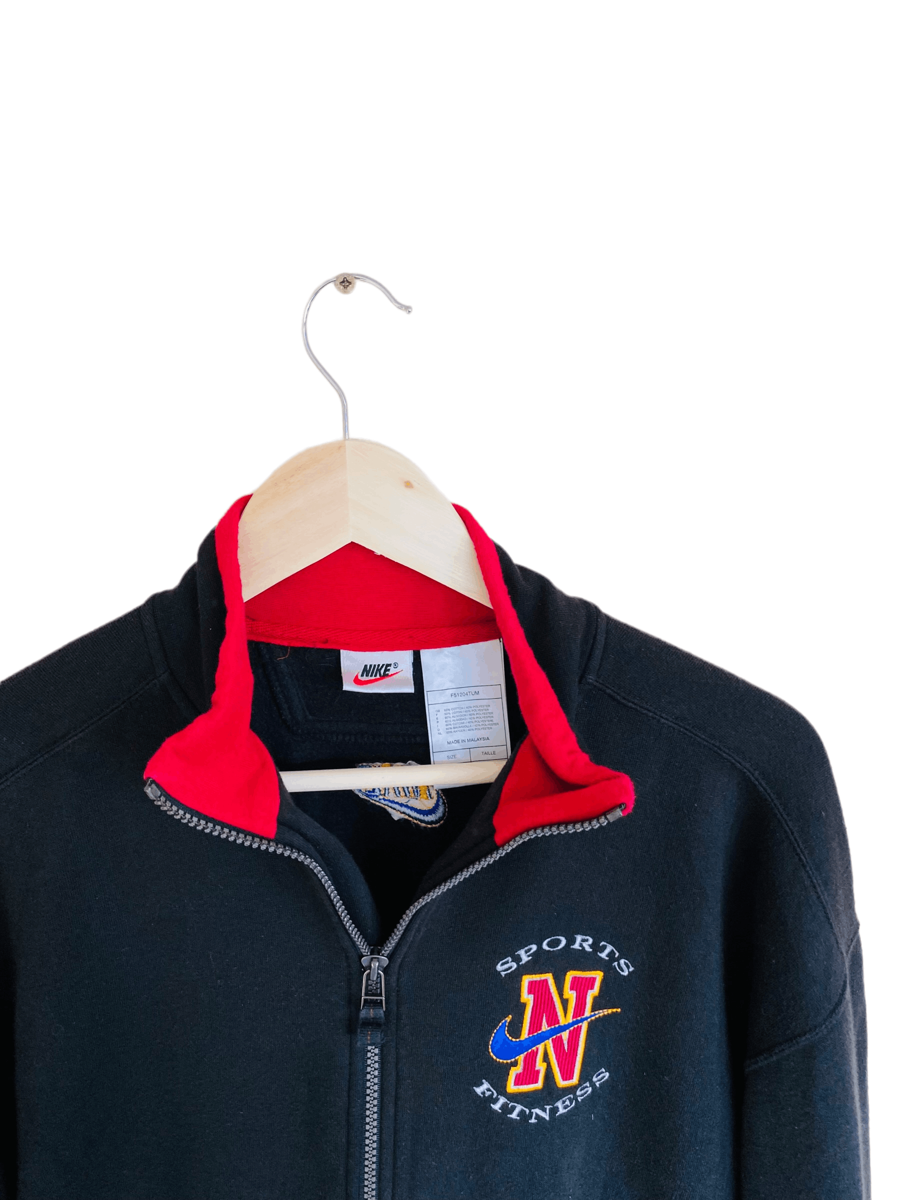Nike × Vintage Nike 90s' boxy turtleneck zip crewneck, size S Size US S / EU 44-46 / 1 - 2 Thumbnail