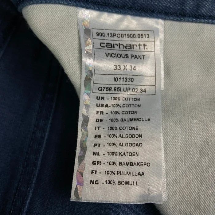 Carhartt × Carhartt Wip × Vintage Mens Pants Jeans Carhartt Size 33 x 34 Size US 34 / EU 50 - 6 Thumbnail
