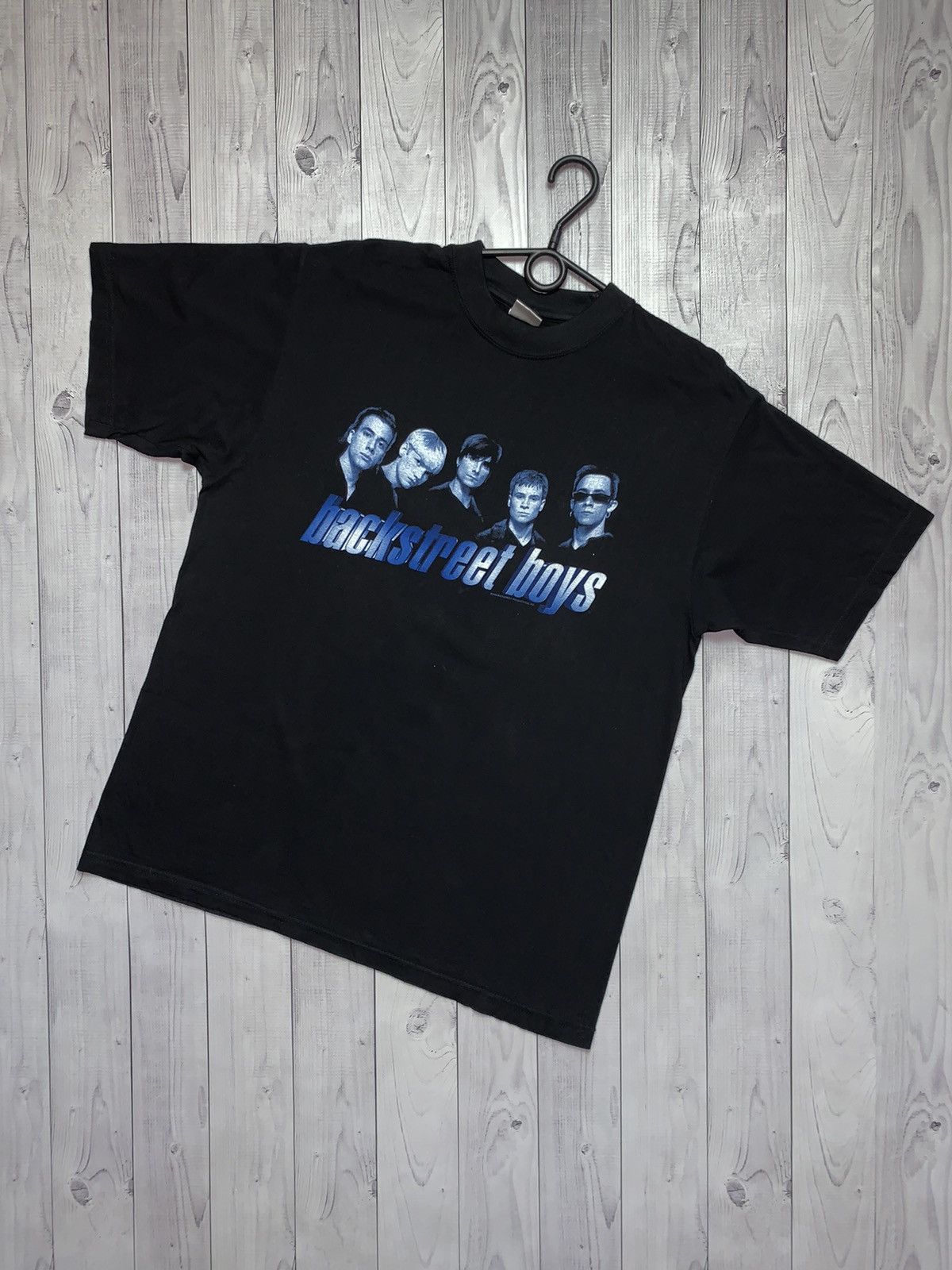 Vintage Backstreet Boys tee 1998 big logo size L rare