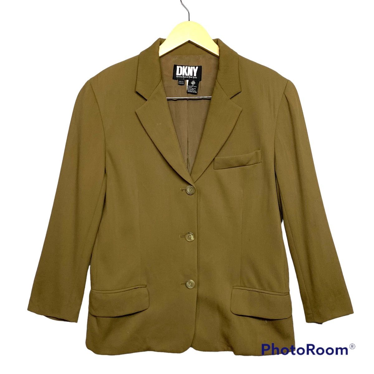Vintage Dkny Donna Karan New York Wool Blazer Jacket