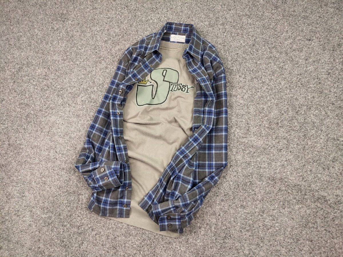 Flannel Vintage Flannel Shirt Travis Scott Style Size US L / EU 52-54 / 3 - 9 Thumbnail